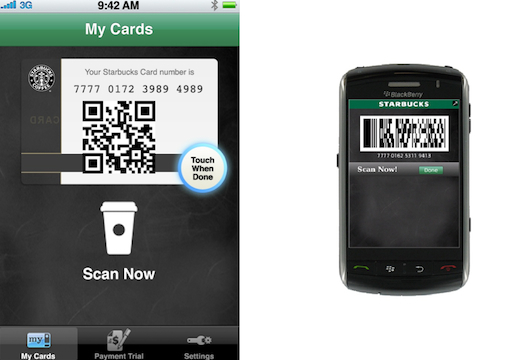 Starbucks now with Mobile Payments